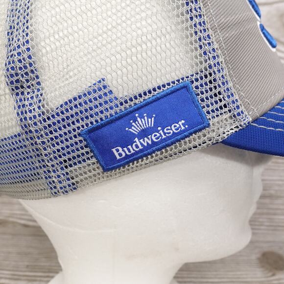 NEW! STL ST LOUIS CARDINALS BLUE GREY SGA STADIUM GIVEAWAY BUDWEISER HAT CAP - Picture 8 of 14